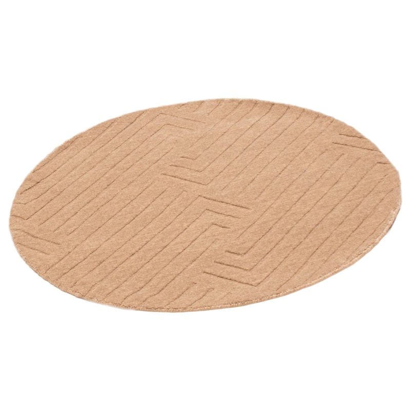 Kashkuli Gabbeh Tan Rug 4'0" x 4'0" - 4'0 x 4'0