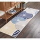 preview thumbnail 44 of 78, Nourison Grafix Modern Geometric Area Rug 2'3" x 7'6" Runner - White - Runner/Rectangle