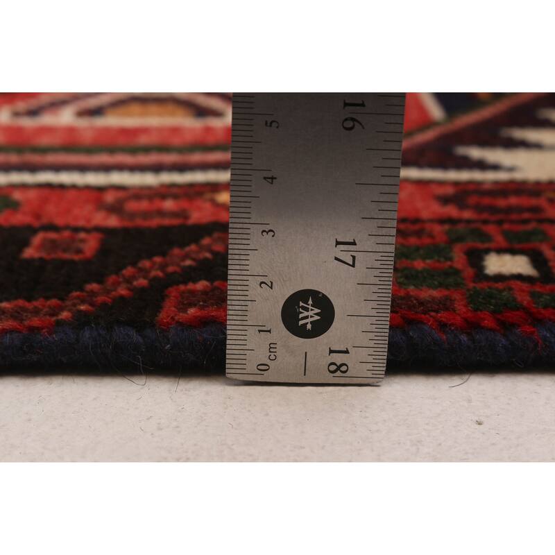 ECARPETGALLERY Hand-knotted Andelz Red Wool Rug - 4'8 x 7'1