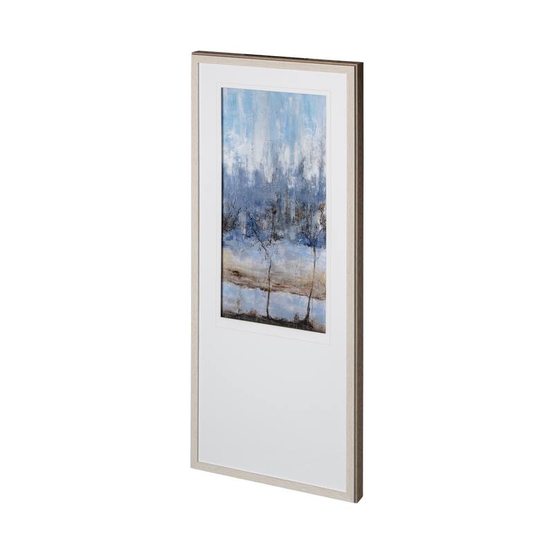 Anchored In Blue I Framed Art Print