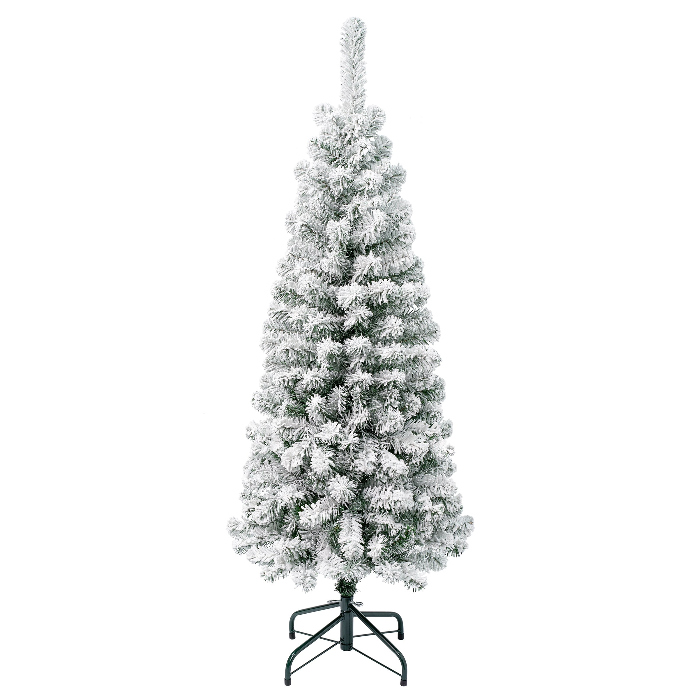 National Tree Company 4.5 ft. Acacia Pencil Slim Flocked Tree - 4.5 Foot