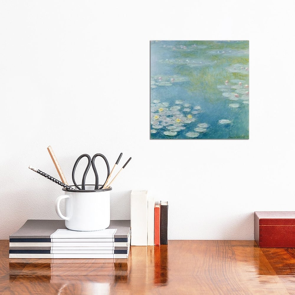 iCanvas "Nympheas at Giverny, 1908 " by Claude Monet Canvas Print