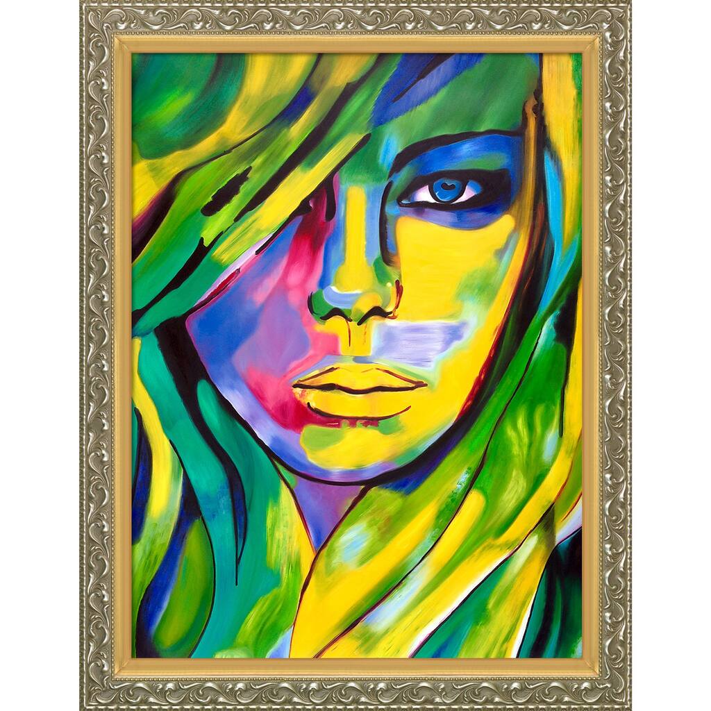 Helena Wierzbicki 'Urban Camouflage' Hand Painted Oil Reproduction