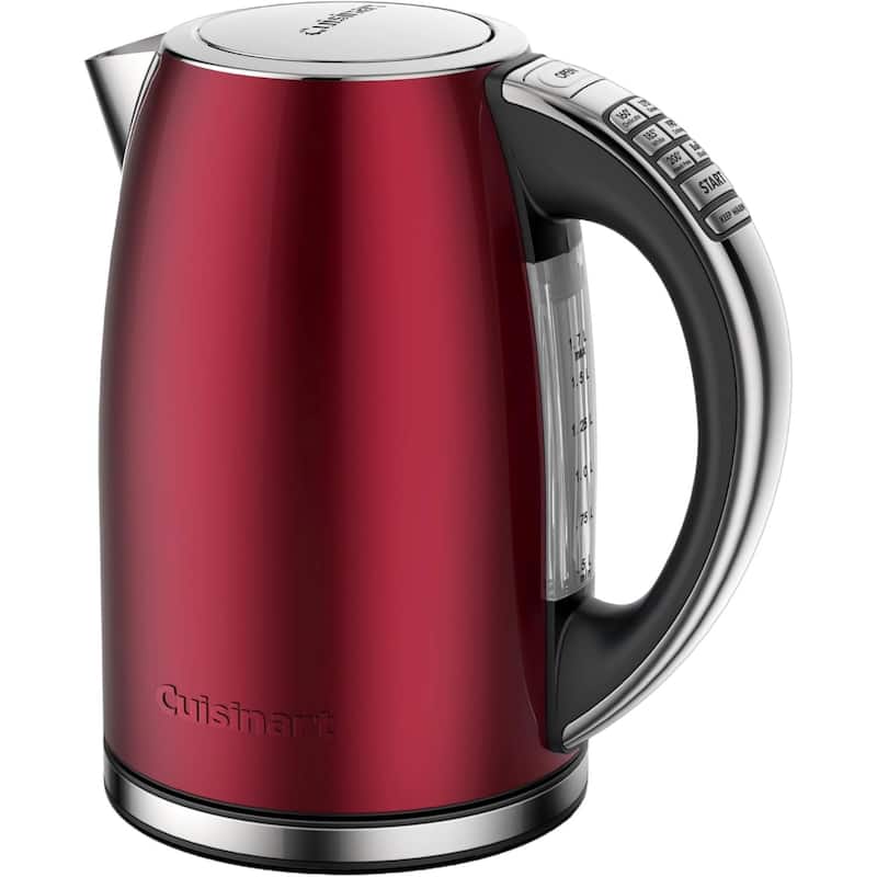 Cuisinart PerfecTemp 1.7-Liter, 1500W Cordless Electric Kettle - Red