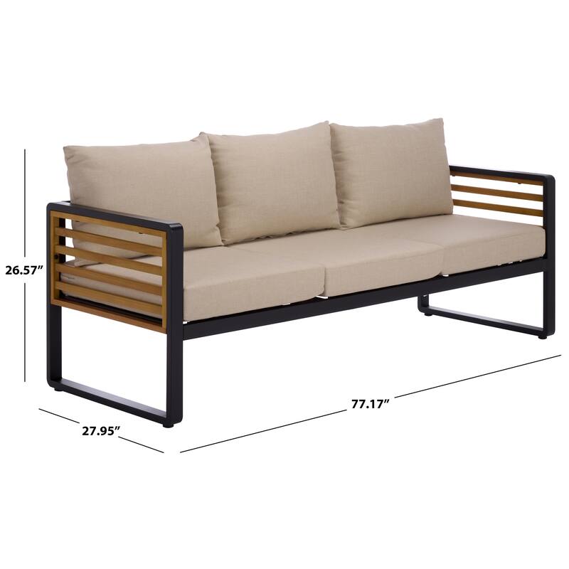 SAFAVIEH Outdoor Living Baker 3-Seater Sofa