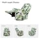 Arlette Contemporary Floral Manual Swivel Recliner with Tufted Back