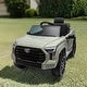 preview thumbnail 61 of 98, Licensed Toyota Tundra Kids' Ride-On Truck with Remote, LED Lights, and Bluetooth Olive