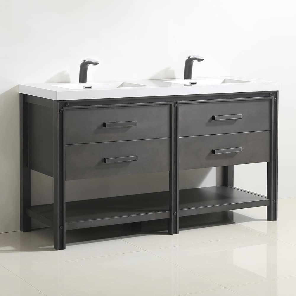 Thornton 60" Double Bathroom Vanity Set
