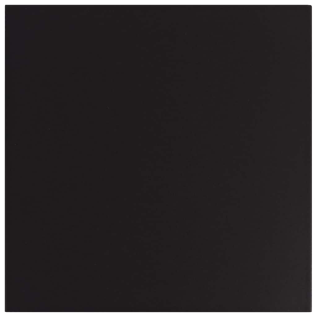Merola Tile Textile Basic Black 9-3/4" x 9-3/4" Porcelain Floor and Wall Tile