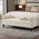 preview thumbnail 4 of 46, Christopher Knight Home - Anne Bedroom End-of-Bed Bench with 2 Pillows and Velvet Upholstery Beige