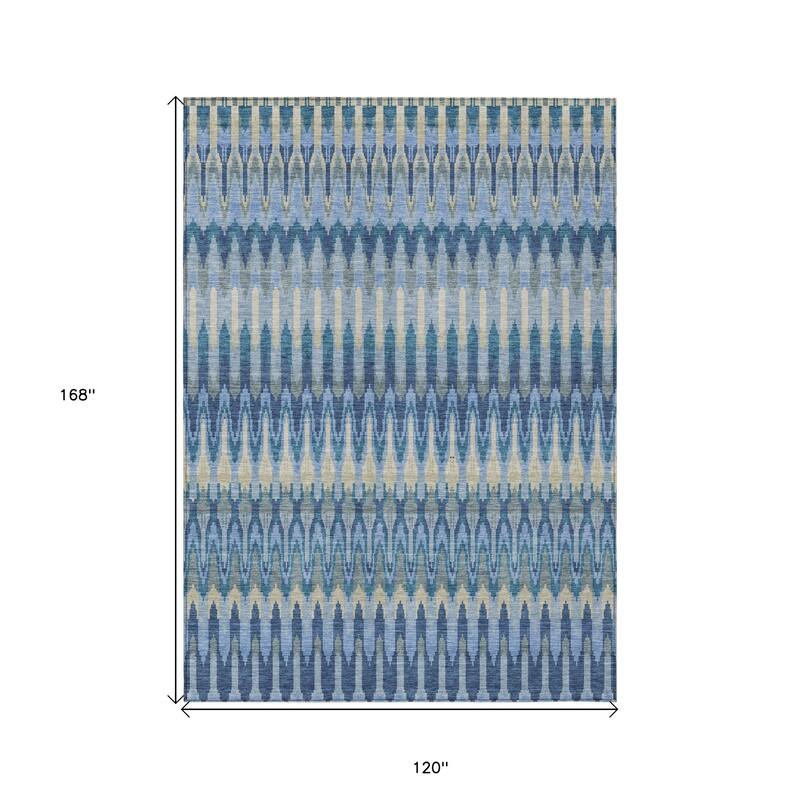 HomeRoots Southwestern Transitional Rectangle Outdoor Rug