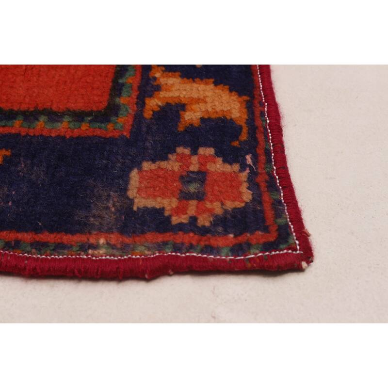 ECARPETGALLERY Hand-knotted Melis Vintage Copper Wool Rug - 2'8 x 10'11