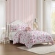 preview thumbnail 2 of 6, Laura Ashley Kids Meadow Daisies Pink Comforter Bonus Set