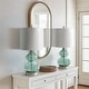 preview thumbnail 17 of 55, Ellipse Curved Gourd Glass Table Lamp, Set of 2