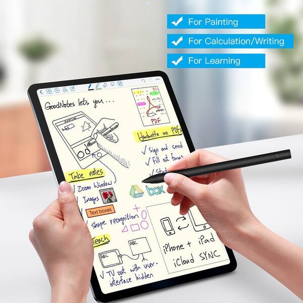 Shop Agptek Active Stylus Pen Android Ipad Ios Microsoft Tablet