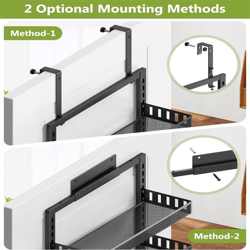 6-Tier Large Wall Mounted Storage Spice Rack