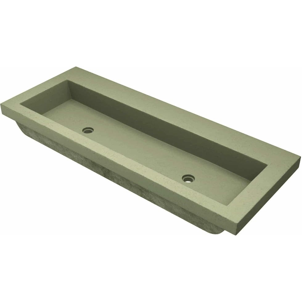 Native Trails Trough 48" Rectangular NativeStone Drop In Bathroom Sink