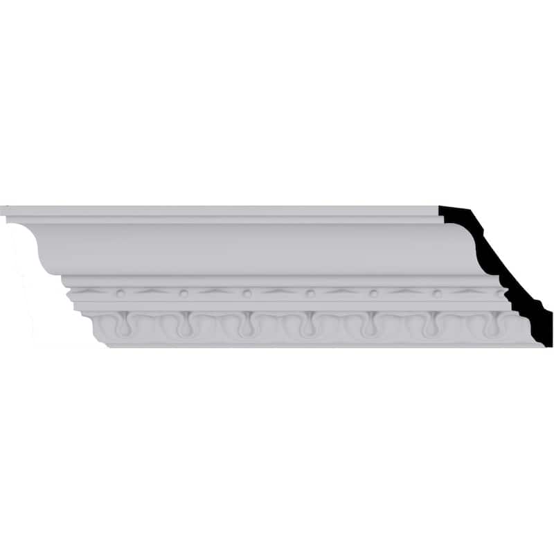 Leslie Crown Moulding - 4"H x 3 1/4"P x 5 1/8"F x 94 1/2"L