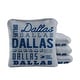 preview thumbnail 1 of 2, Dallas Football Gray Dual Sided Cornhole Bags