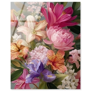 Over Bloom I Flower Art Pints Acrylic Print by Art Remedy - Bed Bath ...