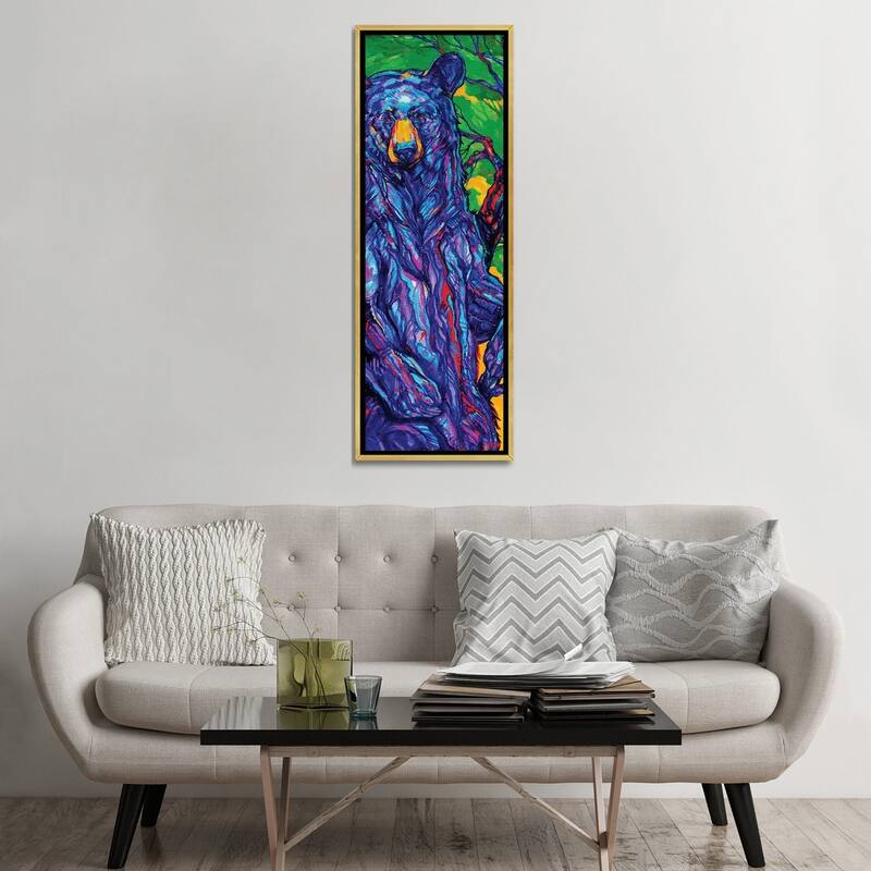 iCanvas "Guardian Bear" by Derrick Higgins Framed Canvas Print