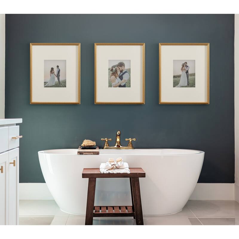 Kate and Laurel Adlynn Beaded Photo Frame Set