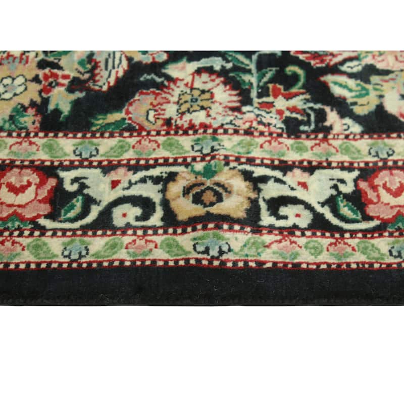 Pak-Persian Eloy Black/Ivory Runner - 2'4" x 7'10"