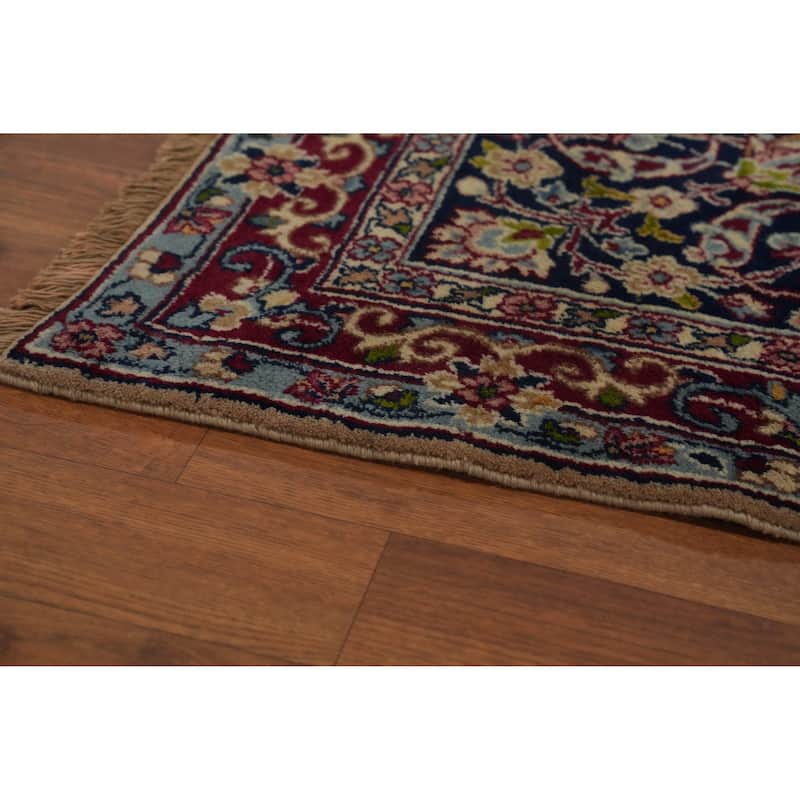 Hand Knotted Oriental 100% Wool Carpet Traditional All-Over Beige & Ivories Kerman Area Rug - 16' 6'' X 11' 2''