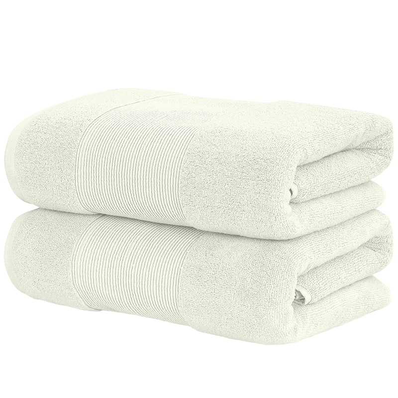 Modern Threads Air Cloud 2-Pack Oversized Bath Sheet Set