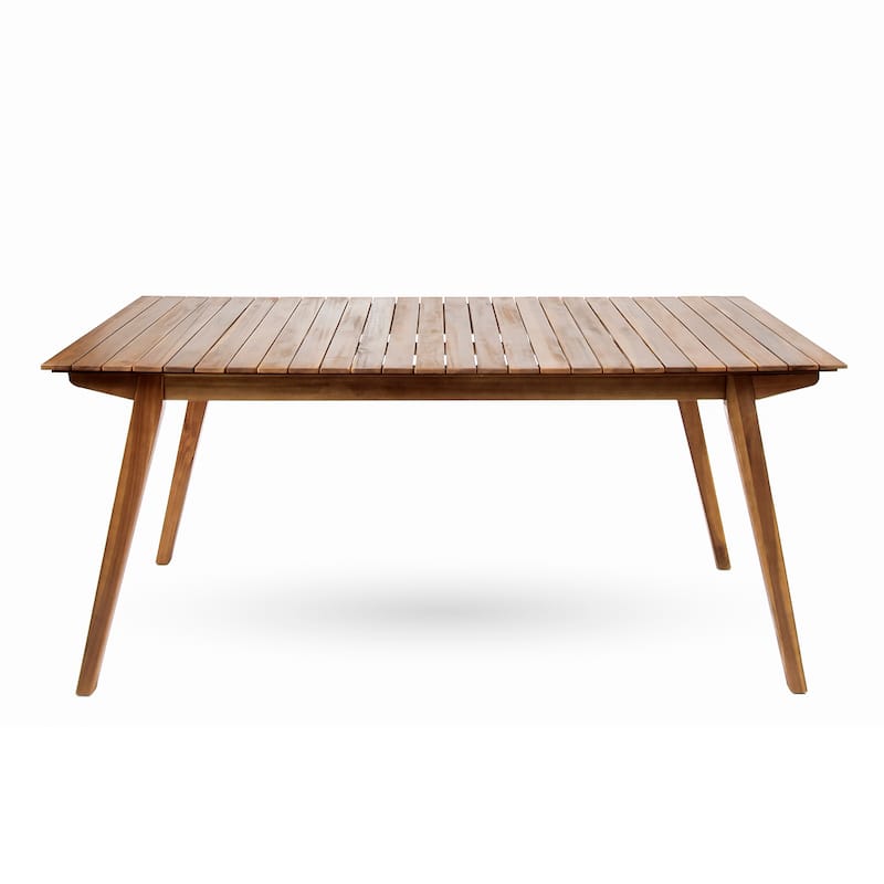 Taiga Outdoor 69-inch Rectangle Wood Dining Table by Christopher Knight Home - 68.50"L x 37.50"W x 30.00"H
