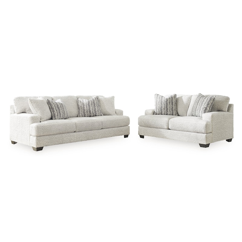 Signature Design by Ashley Brebryan White 2-Piece Upholstery Package - 95"W x 45"D x 39"H