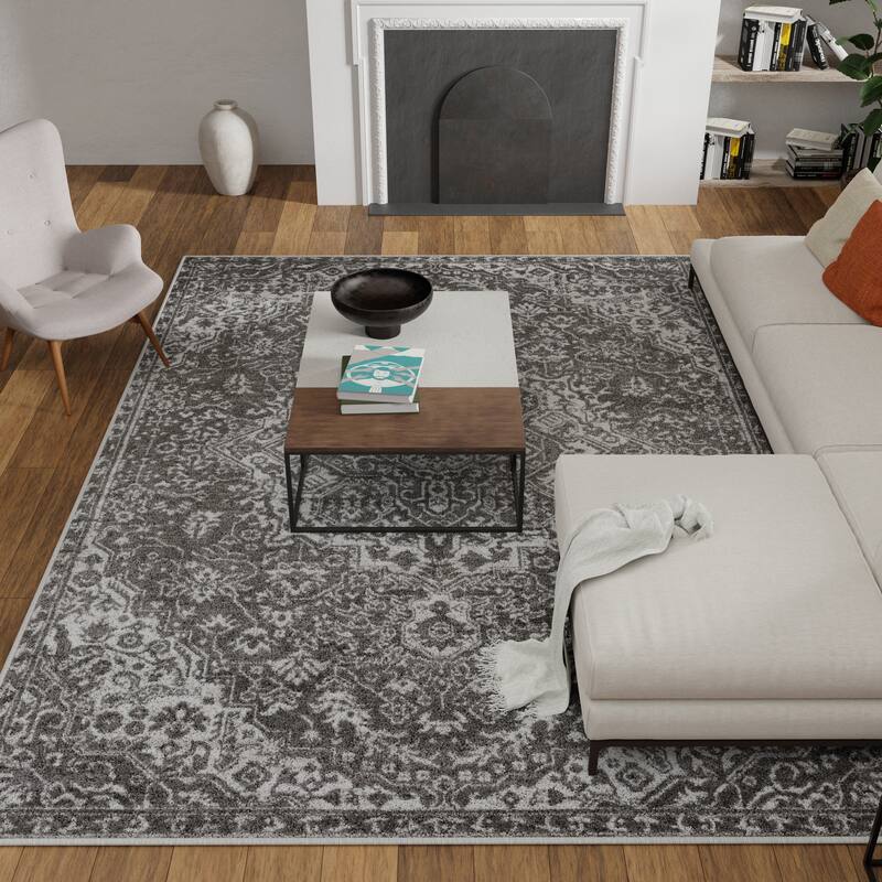 Loomaknoti Rhane Valeina Gray Area Rug