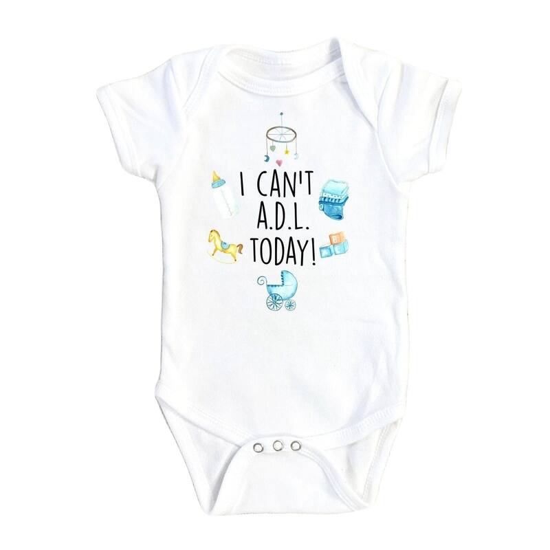Occupational Therapy - Baby Boy Girl Clothes Infant Bodysuit Funny Cute Newborn - White - 6-9M