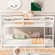 preview thumbnail 2 of 12, Sturdy Pine Wood Twin over Twin Low Floor Bunk Bed