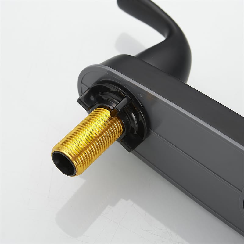 Bridge Kitchen Faucet with Side Sprayer Brass Double Handle Commercial Bridge Kitchen Sink Faucets 4 Holes