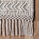 preview thumbnail 10 of 11, Nuloom Contemporary Handmade Flatweave Dot Aztec Indian Trellis Tassel Area Rug