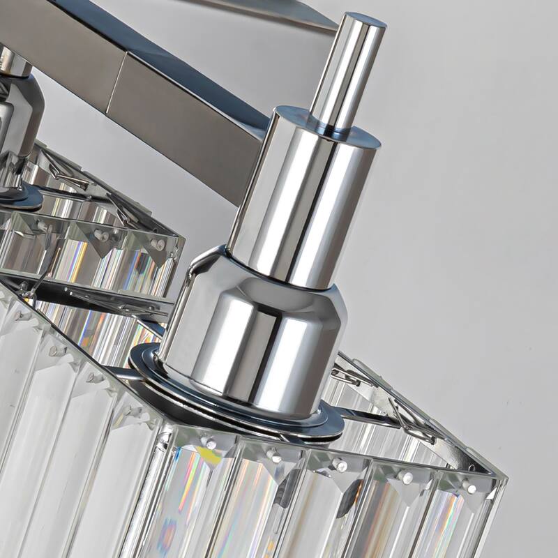 2/3/4-Light Modern Bathroom Crystal Vanity Light Wall Sconces