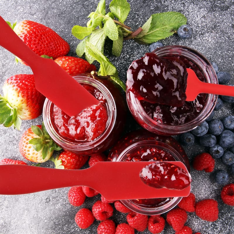 6Pcs Jar Spatula Jam Spreader with Handle