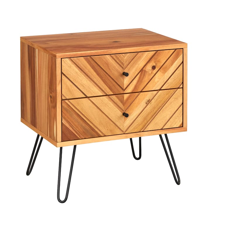 Lifestorey Alexandria 2-Drawer Nightstand