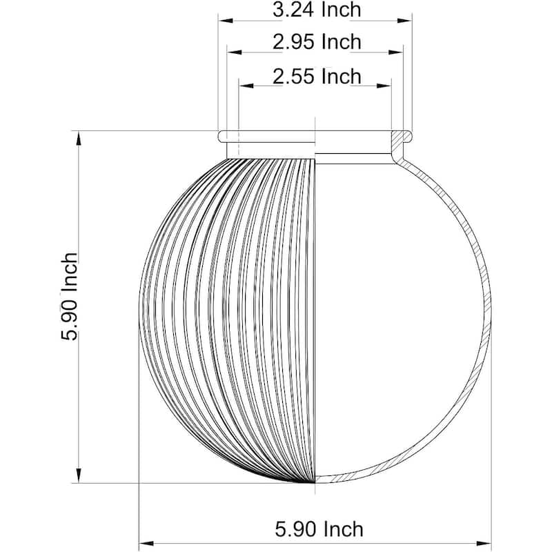 White Opal Ceiling Fan Light Fixture Glass Globe