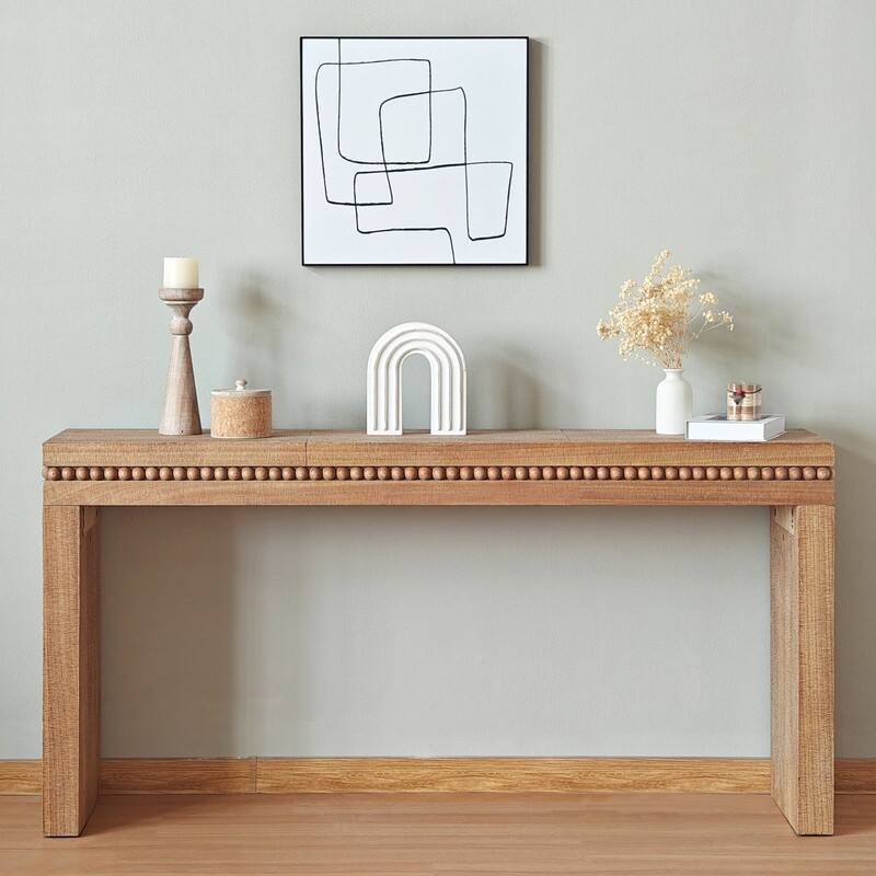 Wooden Long Sofa Table，Entryway Table for Hallway，Console Table for Entryway, Hallway Table
