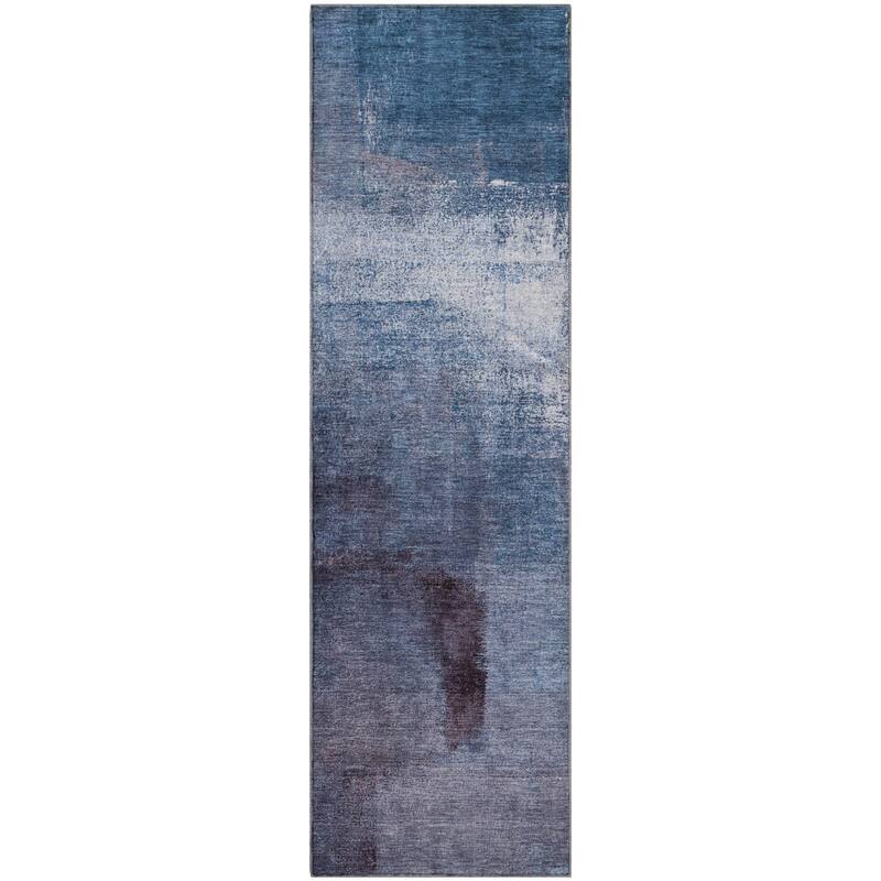 Premium Washable Super Soft Brushstrokes Abstract Mayfield Rug
