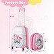 preview thumbnail 14 of 50, 2 Pieces 12 Inch 16 Inch Kids Luggage Set with Backpack and Suitcase for Travel - 18" x 12" x 8.5" (L x W x H)