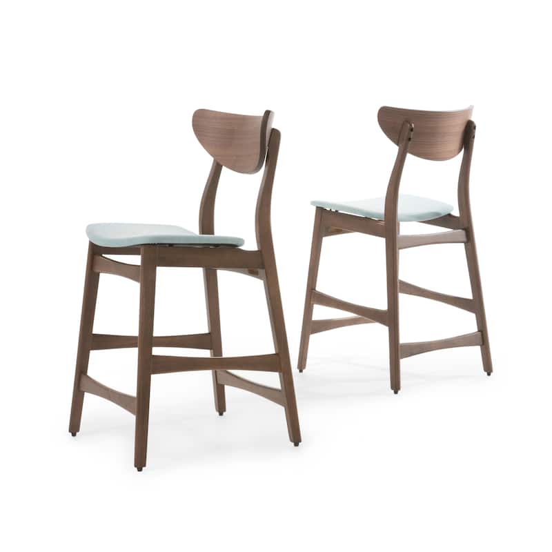 Carson Carrington Lund Wood 24-inch Counter Stool (Set of 2) by Christopher Knight Home