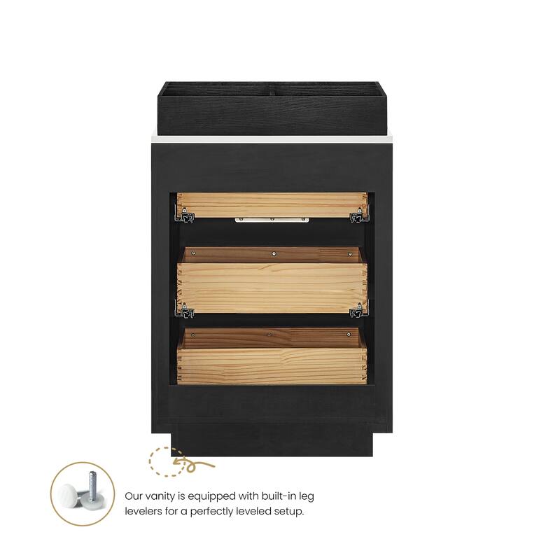Santarem Solid Wood Partitioned Storage Cabinet