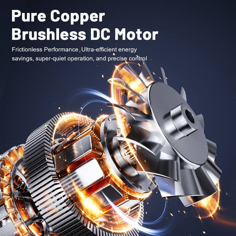 52" Solid Wood Noiseless Ceiling Fans with Dimmable LED Light Optional and Remote, 6-Speed Reversible DC Motor,Smart Optional