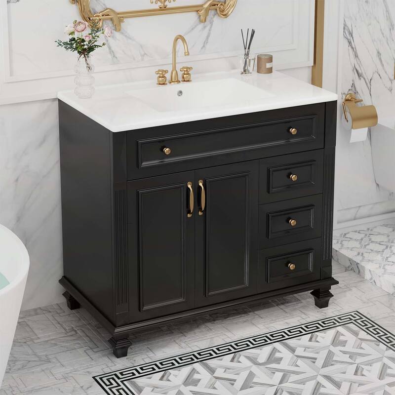 36" Bathroom Vanity with Sink