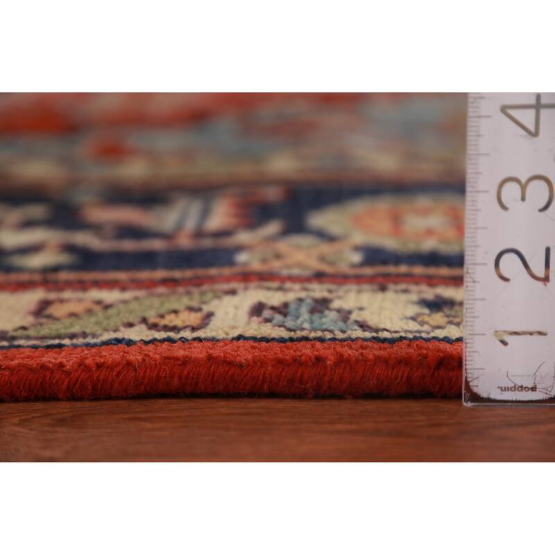 Traditional Heriz Serapi Indian Area Rug Handmade Wool Carpet - 8'11" x 11'11"