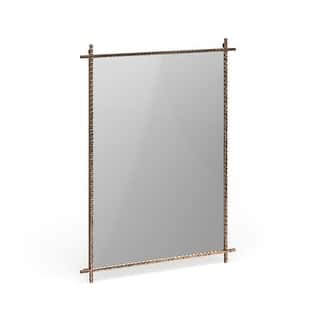 Allan Andrews Allen Andrews Isarno Large Rectangular Decorative Metal Industrial Mirror