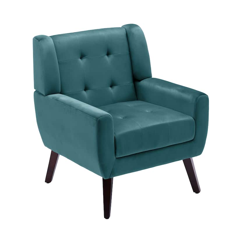 Tufted Upholstered Accent Armchair